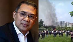 বিমান দুর্ঘটনায় তারেক রহমানের শোক, আহতদের পাশে বিএনপি