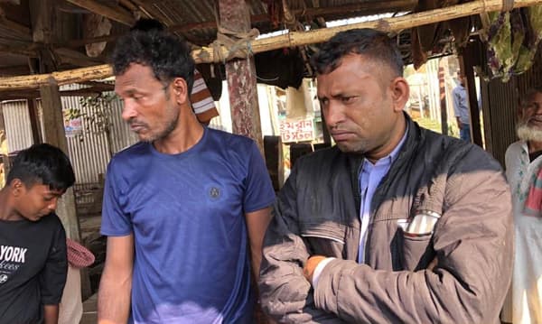 চোরাই গরু বিক্রির বাকি টাকা নিতে এসে জনতার হাতে আটক চোর