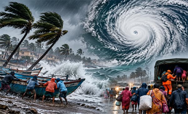 ঘূর্ণিঝড় অর্ণবের আঘাতের শঙ্কায় উপকূলে সতর্কতা জারি