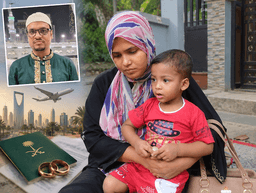 সন্তান কোলে স্বামীর বাড়িতে অনশন, স্ত্রীর মর্যাদা ও পিতৃপরিচয়ের দাবি নারীর