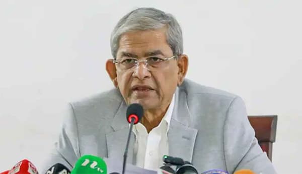 অন্তর্বর্তী সরকারকে বেকায়দায় ফেলতে মুছাব্বির হত্যা: ফখরুল