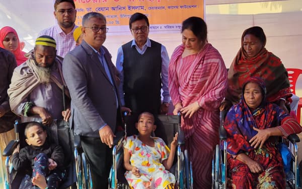 প্রতিবন্ধীদের কাছ থেকে অনেক শেখার আছে তারা আমাদের প্রেরণা : ডা. রেয়ান আনিস