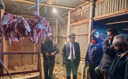 গোয়ালন্দে অসুস্থ বাছুর জবাই, মাংস বিক্রি ঠেকাতে প্রতিষ্ঠান সিলগালা