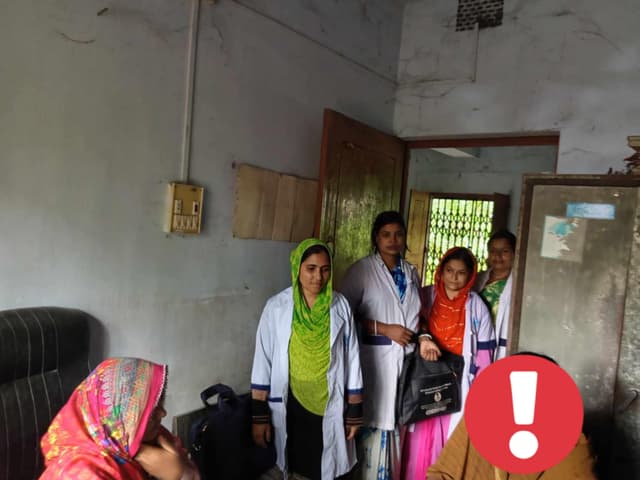 ঈদের ছুটিতেও গর্ভবতী মা ও শিশুর পাশে রাণীনগর স্বাস্থ্যকর্মীরা