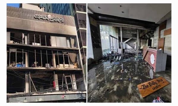 প্রথম আলো ও ডেইলি স্টার কার্যালয়ে হামলা: ৯ জন গ্রেপ্তার, ৩১ জন শনাক্ত