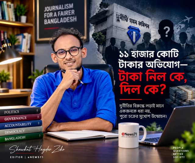 সাবেক উপদেষ্টার দুর্নীতির ১১ হাজার কোটি টাকার অভিযোগ: আসল প্রশ্ন, টাকা দিল কে?