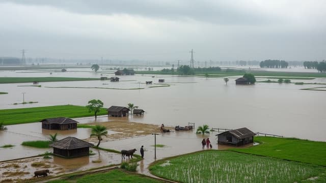 তিস্তা নদীর পানি বিপৎসীমার ওপরে, নীলফামারীতে প্লাবনের শঙ্কা