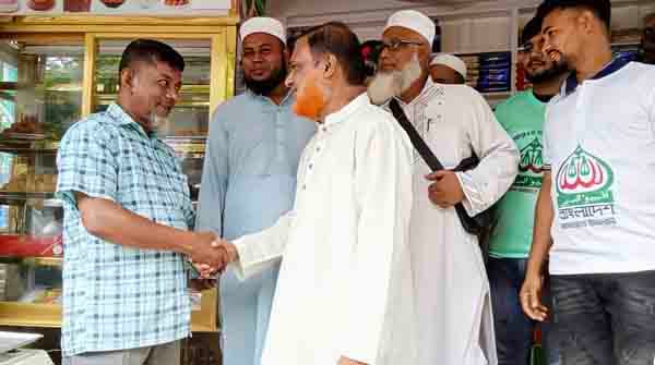 খাগড়াছড়িতে জামায়াত প্রার্থীর গণসংযোগ
