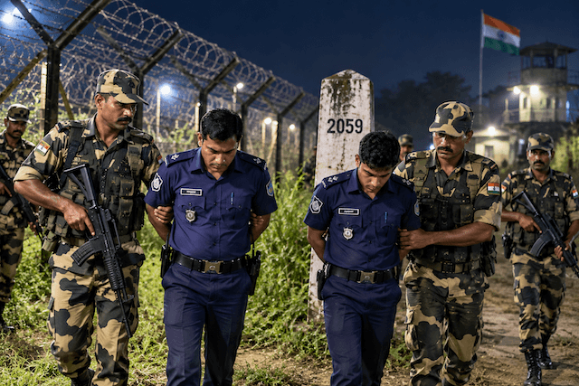 কুমিল্লা সীমান্তে বিএসএফের হাতে আটক দুই পুলিশ সদস্য
