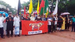 পবিত্র আশুড়া উপলক্ষে বরিশালে তাজিয়া মিছিল 