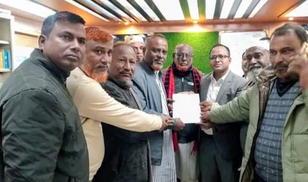 দিনাজপুর-৬ আসনে ডা. জাহিদ হোসেনের পক্ষে মনোনয়নপত্র সংগ্রহ