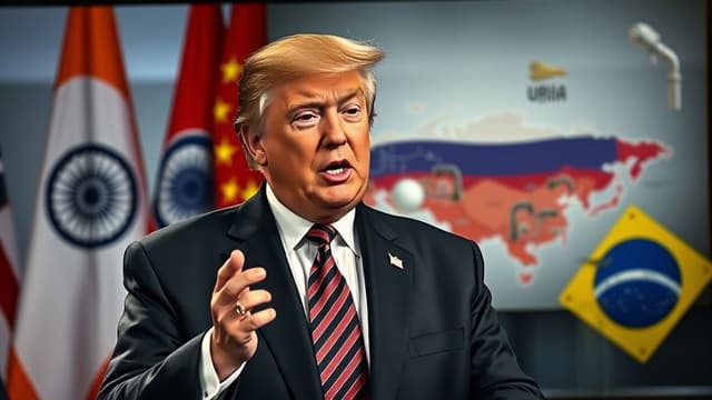 রাশিয়ার তেল আমদানিতে শাস্তিমূলক শুল্কের হুঁশিয়ারি ট্রাম্পের