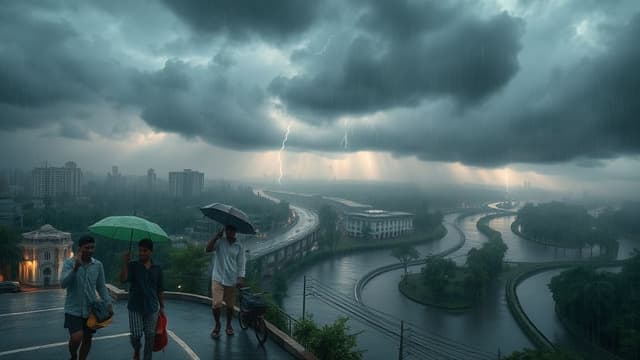 দেশে বৃষ্টি অব্যাহত: আরও ভারী বর্ষণের পূর্বাভাস