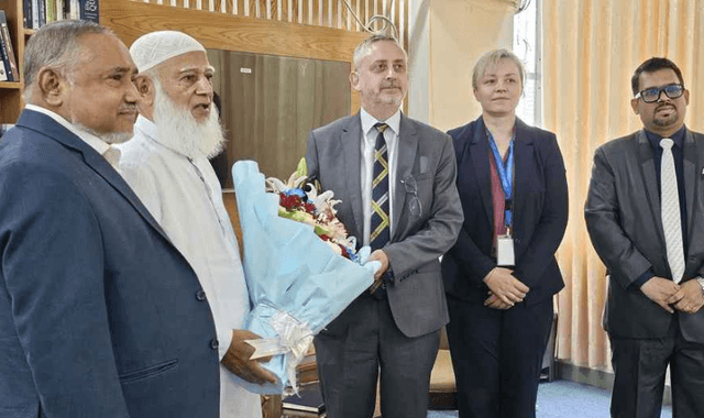 জামায়াত আমিরের সঙ্গে ইইউ রাষ্ট্রদূতের সৌজন্য সাক্ষাৎ