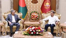 বঙ্গভবনে রাষ্ট্রপতির সঙ্গে প্রধানমন্ত্রীর প্রথম আনুষ্ঠানিক সাক্ষাৎ