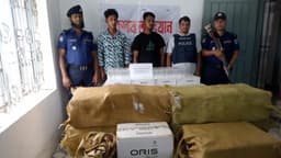দীঘিনালায় বিদেশি সিগারেটের সফল অভিযান; গ্রেফতার ২
