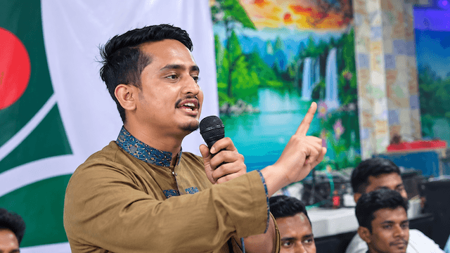 বিএনপির নসিহত নেব না, কর্মসূচি নিজেরাই ঠিক করব: সারজিস