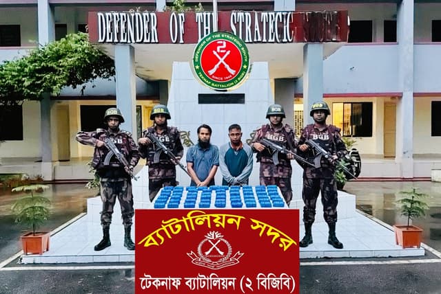 নাফ নদীতে বিজিবির অভিযানে ১ লাখ ১০ হাজার ইয়াবা উদ্ধার