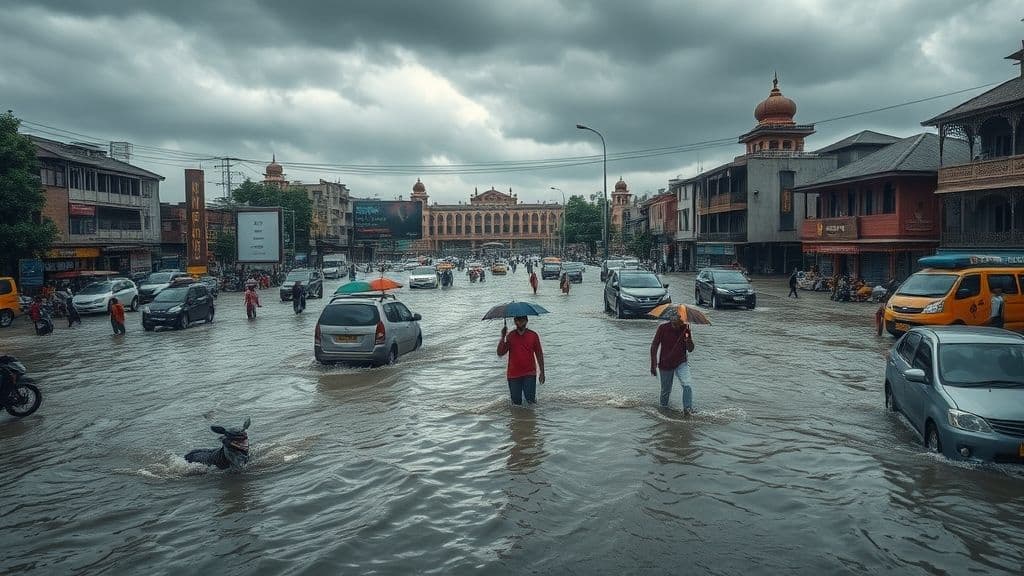 ভারী বর্ষণের আশঙ্কা, ৩ বিভাগে জলাবদ্ধতার সতর্কতা