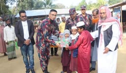 পানছড়িতে মাদ্রাসা শিক্ষার্থীদের মাঝে বিজিবির শিক্ষা উপকরণ বিতরণ