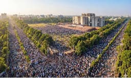 ইতিহাসের বৃহত্তম জানাজায় বিদায় খালেদা জিয়া