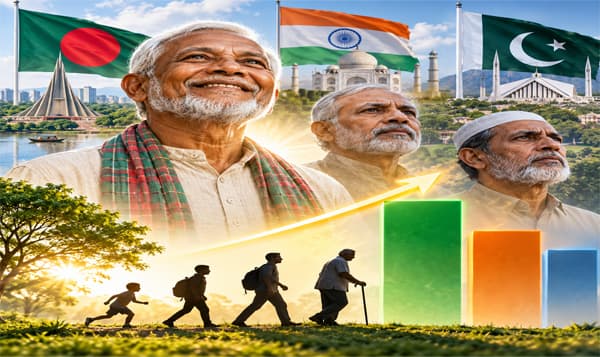 গড় আয়ুতে ভারত-পাকিস্তানকে ছাড়িয়ে গেল বাংলাদেশ