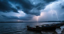 দুপুরের মধ্যেই ঝড়ো হাওয়ার শঙ্কা, ৭ জেলার নদীবন্দর সতর্ক