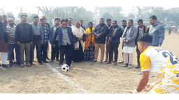 পাঁচবিবিতে আরাফাত রহমান কোকো স্মৃতি ফুটবল টুর্ণামেন্টের উদ্বোধন 