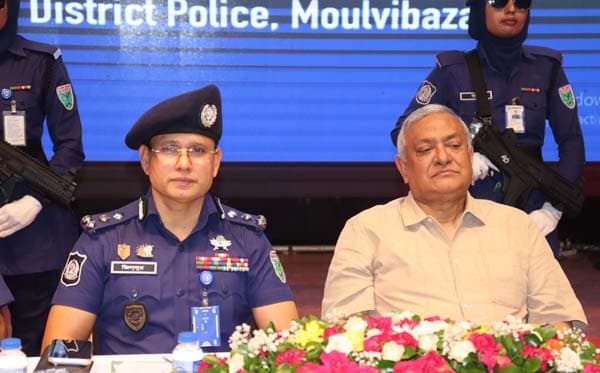 মৌলভীবাজারে আইন-শৃঙ্খলা ও মাদক নিয়ন্ত্রণ বিষয়ে মতবিনিময় সভা অনুষ্ঠিত