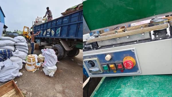 ট্রাকেই সিগারেট তৈরির কারখানা, পূর্ণাঙ্গ সরঞ্জাম জব্দ