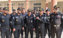 রাজবাড়ীর ভোটকেন্দ্রে ড্রোন নজরদারিতে র‍্যাব-১০