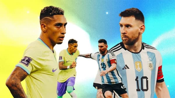 বিশ্বকাপে যেভাবে হতে পারে ব্রাজিল-আর্জেন্টিনা মহারণ