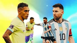 বিশ্বকাপে যেভাবে হতে পারে ব্রাজিল-আর্জেন্টিনা মহারণ