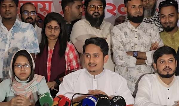 শাপলা প্রতীক নিয়ে নির্বাচনে কোনো বাধা নেই: সারজিস আলম