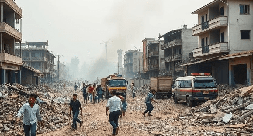 মিয়ানমারে ভূমিকম্পে ১৬০০ নিহত, উদ্ধারকাজ অব্যাহত