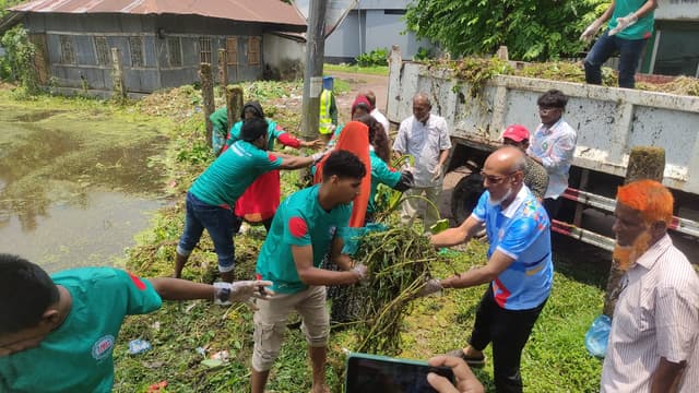 পরিত্যক্ত পুকুর সংস্কারে পিরোজপুরে নাগরিক উদ্যোগ