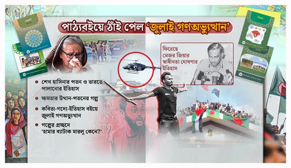 পাঠ্যবইয়ে জুলাই গণঅভ্যুত্থান, ফিরল ইতিহাসের সত্য