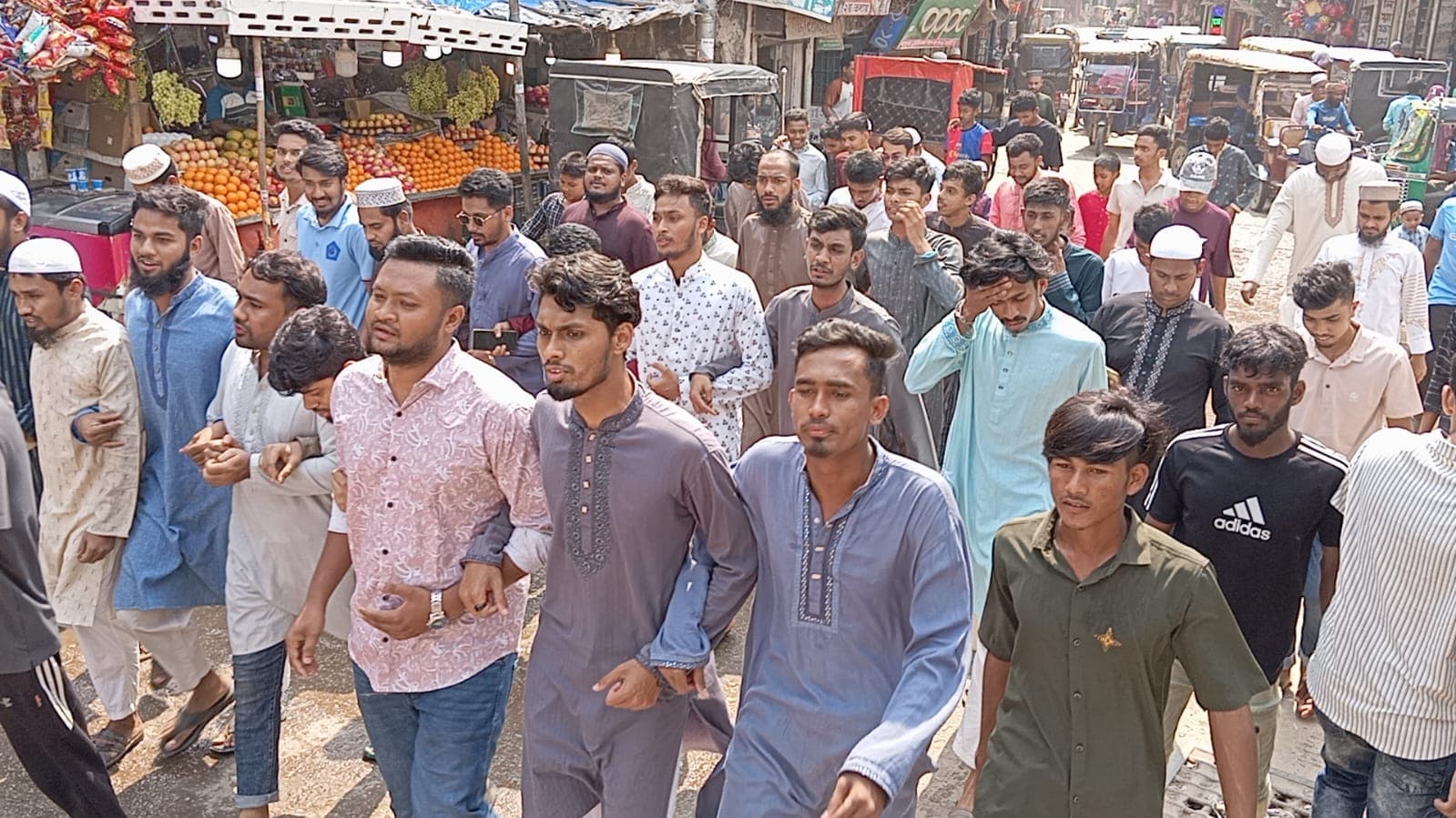 দেবীদ্বারে আওয়ামী লীগ নিষিদ্ধের দাবিতে উত্তাল বিক্ষোভ