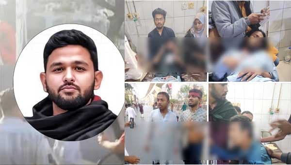 রাজধানীতে গুলিতে আহত ইনকিলাব মঞ্চের সদস্যসচিব