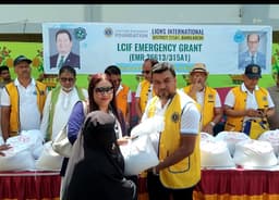 হিজলায় এক হাজার পরিবারে লায়ন্স ক্লাবের মানবিক সহায়তা