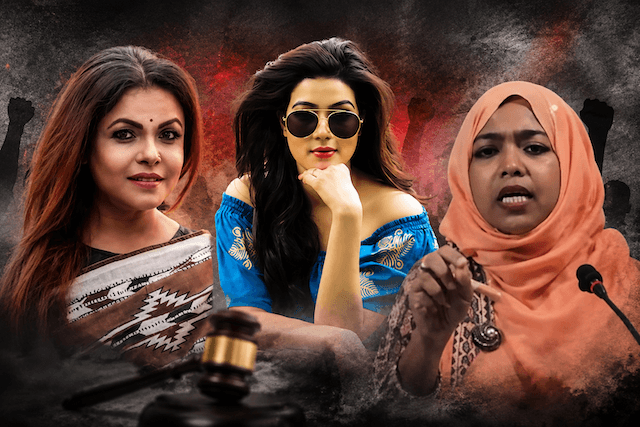 শান্তা-শাওন-মাহির বিরুদ্ধে অভিযোগে উদ্বেগ, বাক স্বাধীনতা নিয়ে প্রশ্ন নতুনধারার