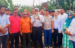 আমরাজুড়ি সেতু নির্মাণে অগ্রগতি, সম্ভাব্য স্থান পরিদর্শনে সেতু বিভাগের উচ্চপর্যায়ের প্রতিনিধি দল