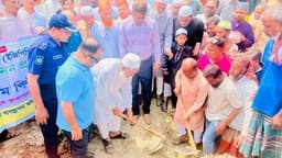 শাখারিয়া খাল পূণ:খনন প্রকল্পের উদ্বোধন