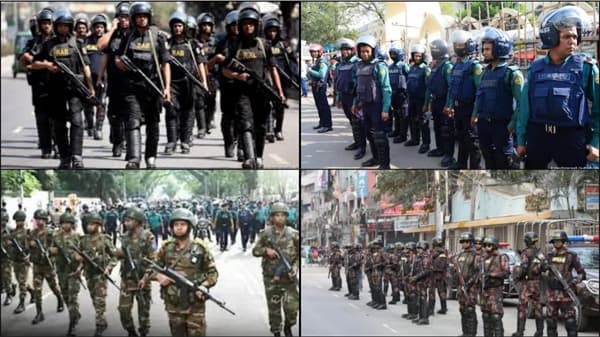 ভোট ঘিরে সাত দিন মাঠে থাকবে আইনশৃঙ্খলা বাহিনী