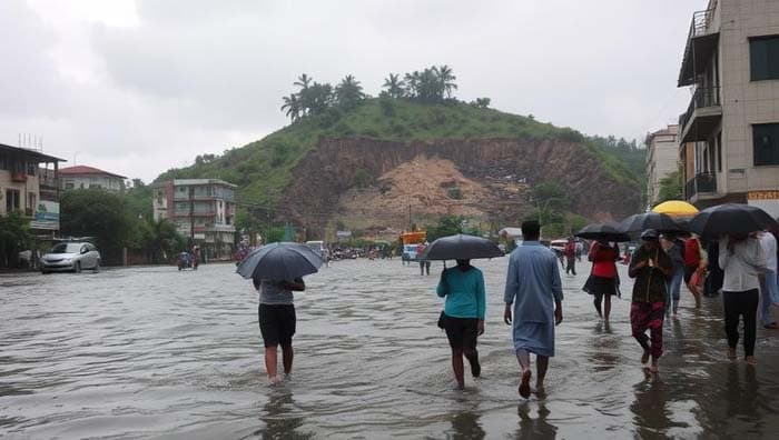 সাত বিভাগে অতি ভারী বর্ষণের সম্ভাবনা, ৭ জেলায় ভূমিধসের শঙ্কা