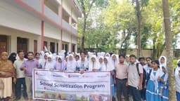 বালিয়াডাঙ্গীর দুই স্কুলে জিংক নিয়ে ব্যতিক্রমী আয়োজন