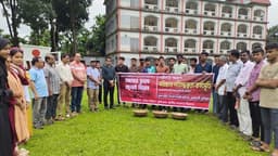 জুলাই বিপ্লব স্মরণে ভূরুঙ্গামারীতে শিক্ষার্থীদের ব্যতিক্রমী শ্রদ্ধাঞ্জলি