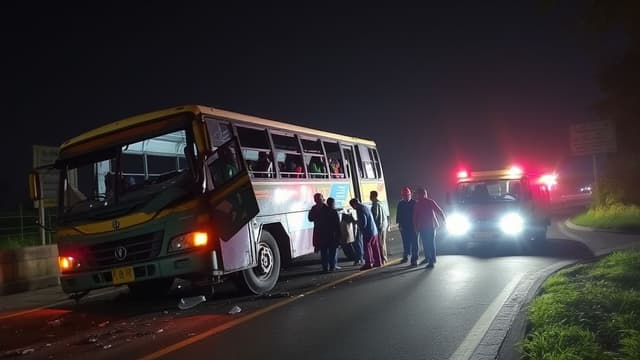শ্রীনগরে এক্সপ্রেসওয়েতে বাস-মিনি ট্রাক সংঘর্ষে নিহত ৪, আহত ১৫