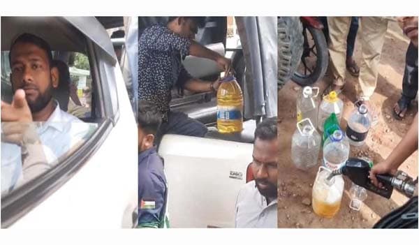 বোতলে তেল নেবার অভিযোগ এসিল্যান্ডের বিরুদ্ধে, মোবাইল ছিনিয়ে নেবার চেস্টা