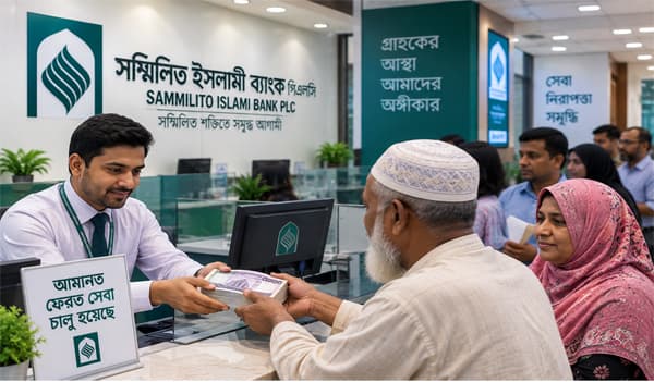 ছয় হাজার গ্রাহককে ২৫০ কোটি টাকা ফেরত দিল সম্মিলিত ইসলামী ব্যাংক
